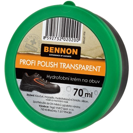 Bennon Profi cipőápoló paszta - 70ml színtelen